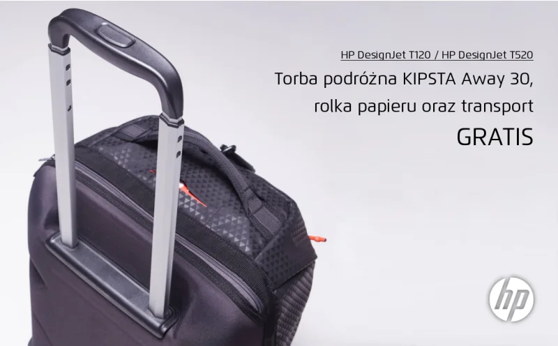 Ploter HP DesignJet + torba podróżna