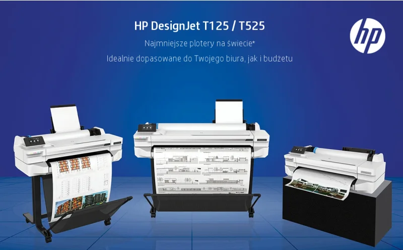 Plotery HP DesignJet T125 i T525